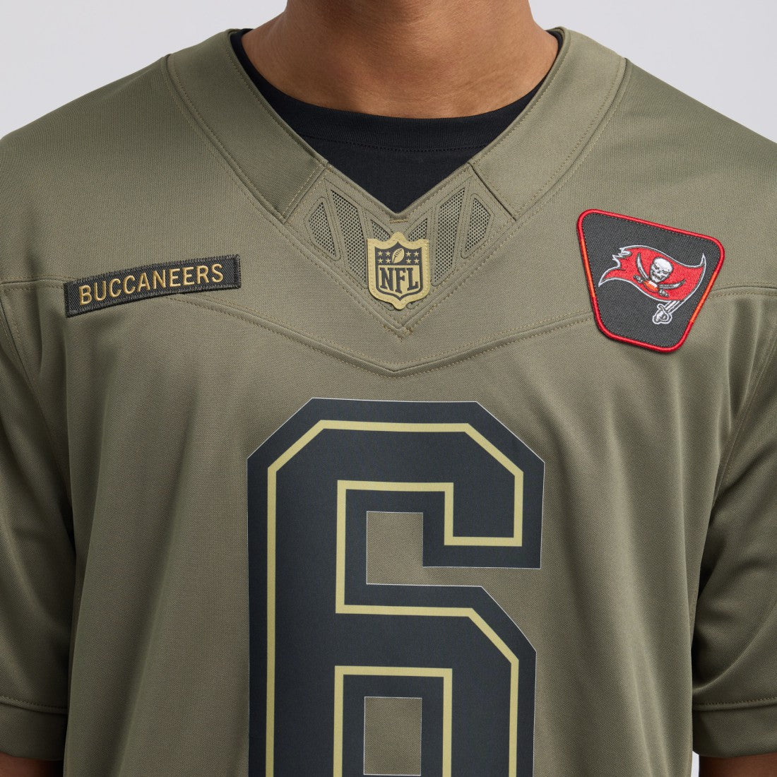Baker Mayfield Tampa Bay Buccaneers 2025 Salute to Service Limited Jersey - Olive | Nike outlet