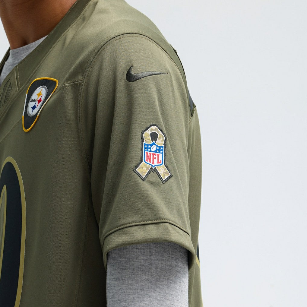 T.J. Watt Pittsburgh Steelers 2025 Salute to Service Limited Jersey - Olive | Nike on sale