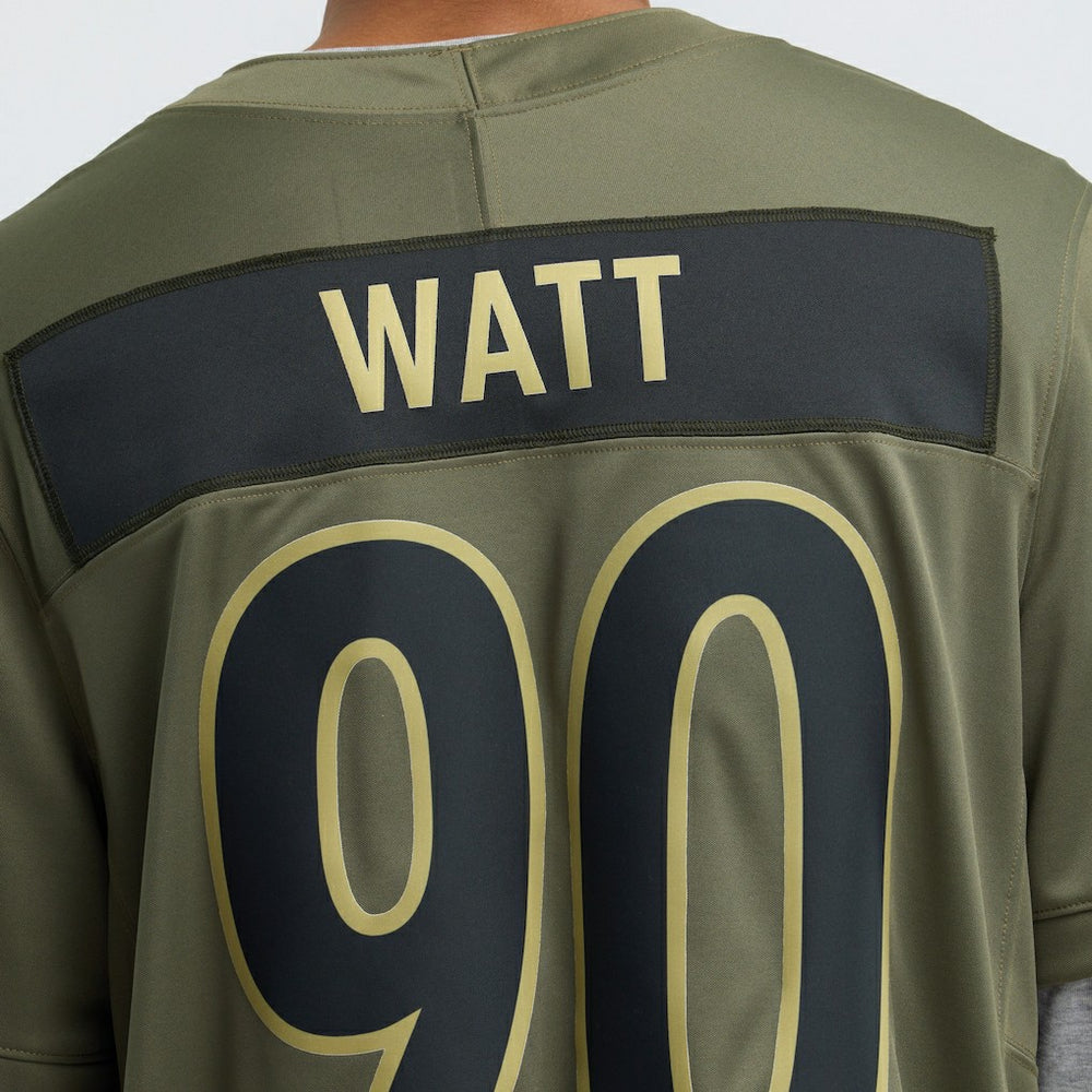 T.J. Watt Pittsburgh Steelers 2025 Salute to Service Limited Jersey - Olive | Nike on sale