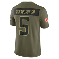 Anthony Richardson Sr. Indianapolis Colts 2025 Salute to Service Limited Jersey - Olive | Nike on sale