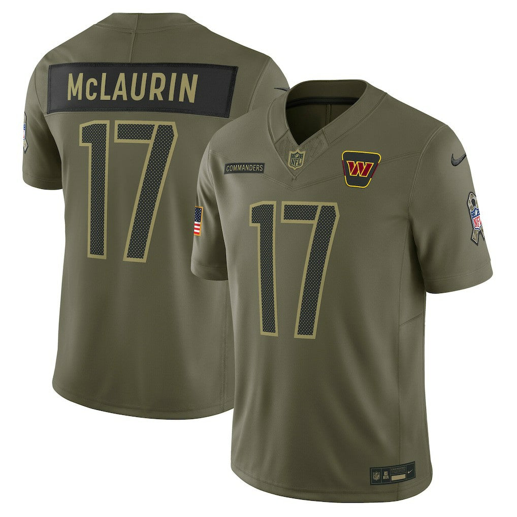 Terry McLaurin Washington Commanders 2025 Salute to Service Limited Jersey - Olive | Nike for sale