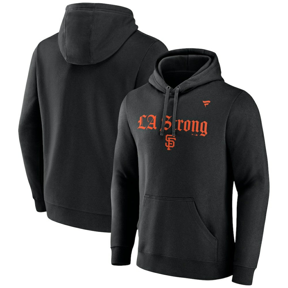 San Francisco Giants Unisex LA Strong Fleece Pullover Hoodie - Black