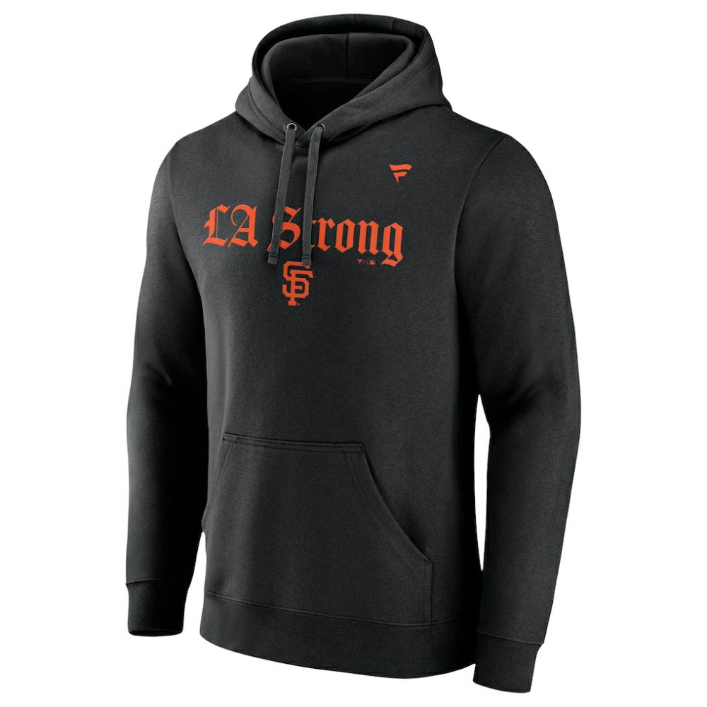 San Francisco Giants Unisex LA Strong Fleece Pullover Hoodie - Black