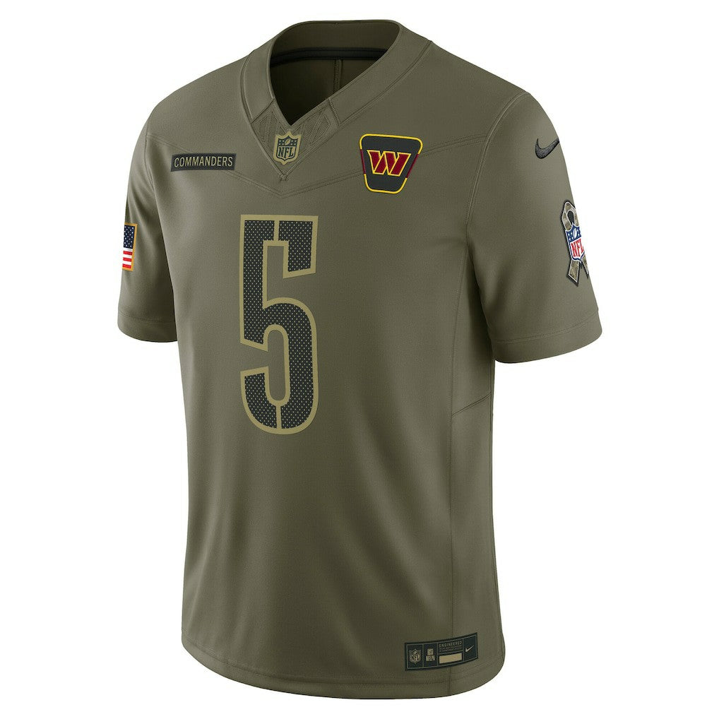 Jayden Daniels Washington Commanders 2025 Salute to Service Limited Jersey - Olive | Nike cheap