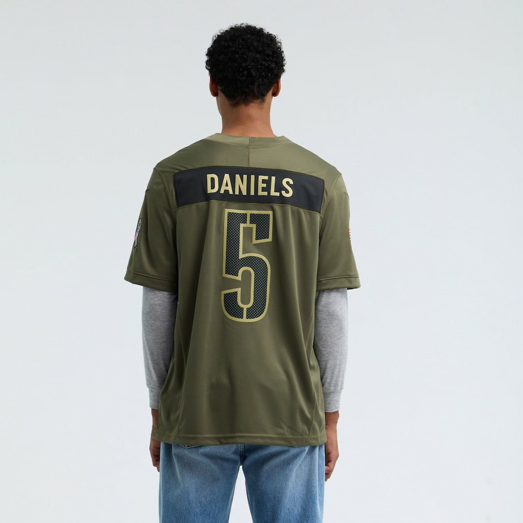 Jayden Daniels Washington Commanders 2025 Salute to Service Limited Jersey - Olive | Nike cheap