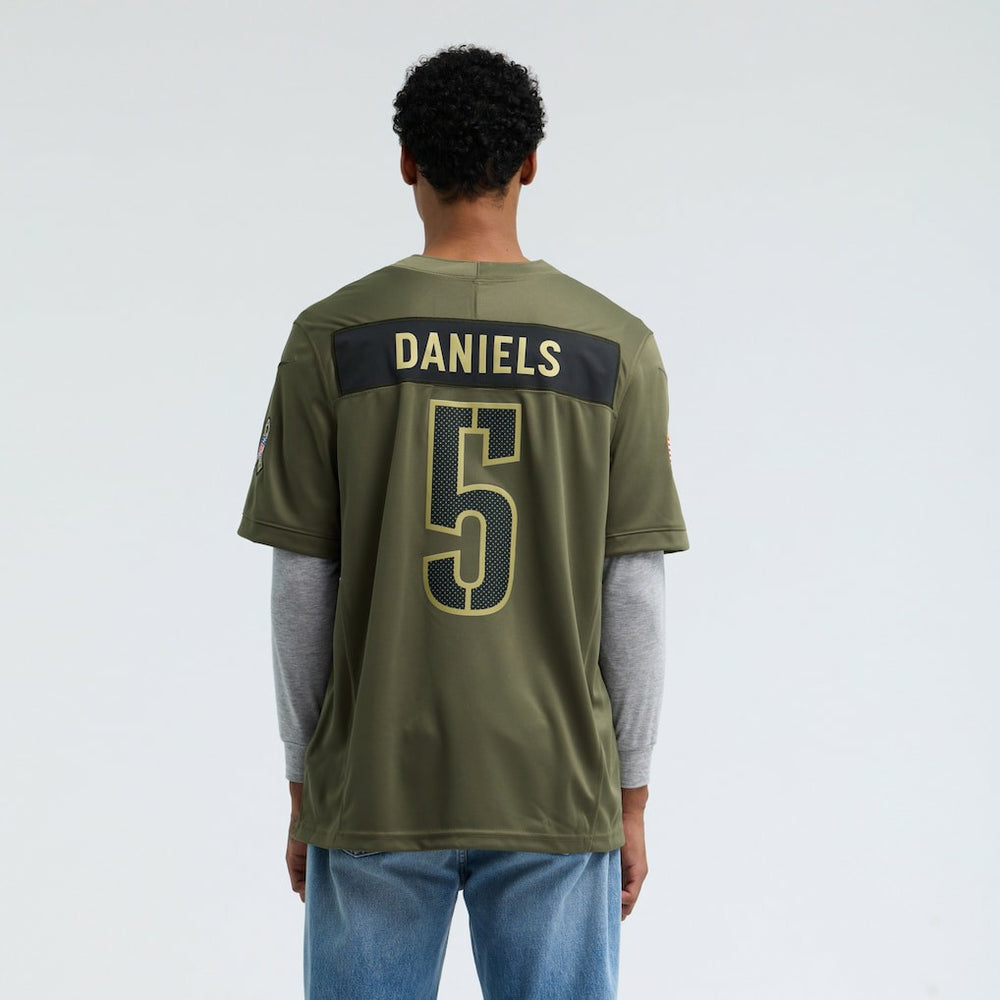 Jayden Daniels Washington Commanders 2025 Salute to Service Limited Jersey - Olive | Nike cheap