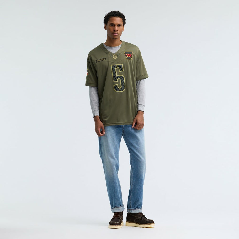 Jayden Daniels Washington Commanders 2025 Salute to Service Limited Jersey - Olive | Nike cheap
