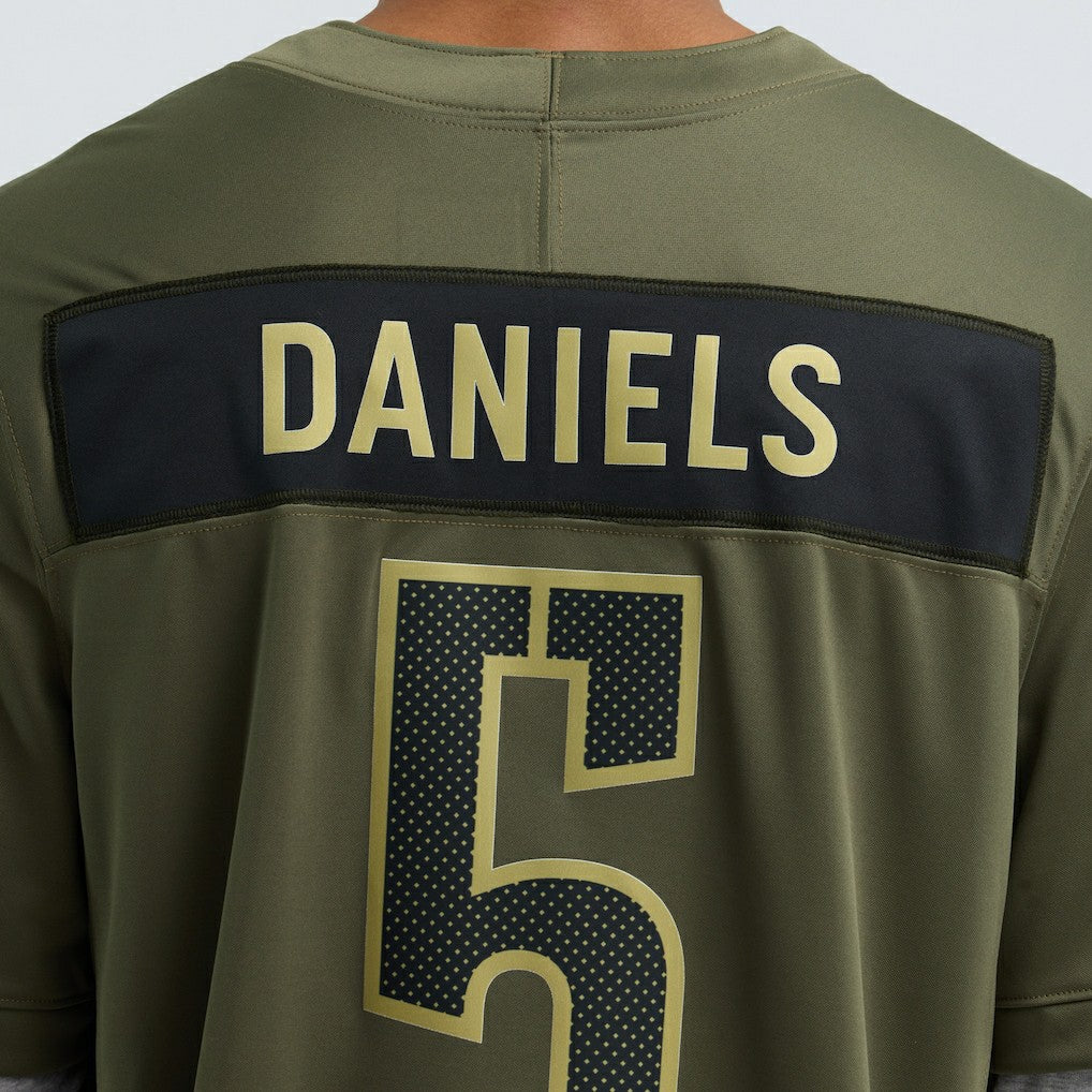Jayden Daniels Washington Commanders 2025 Salute to Service Limited Jersey - Olive | Nike cheap