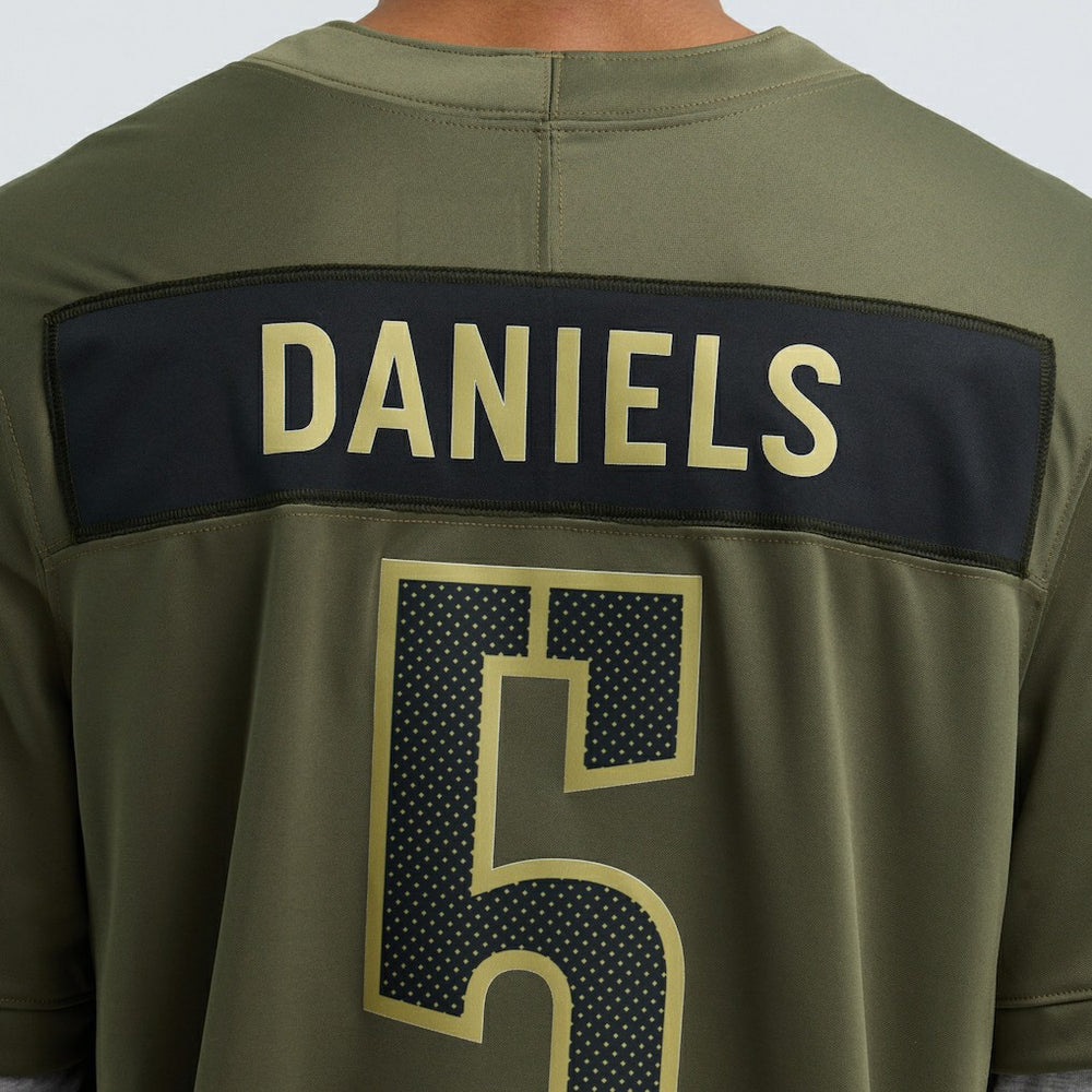 Jayden Daniels Washington Commanders 2025 Salute to Service Limited Jersey - Olive | Nike cheap