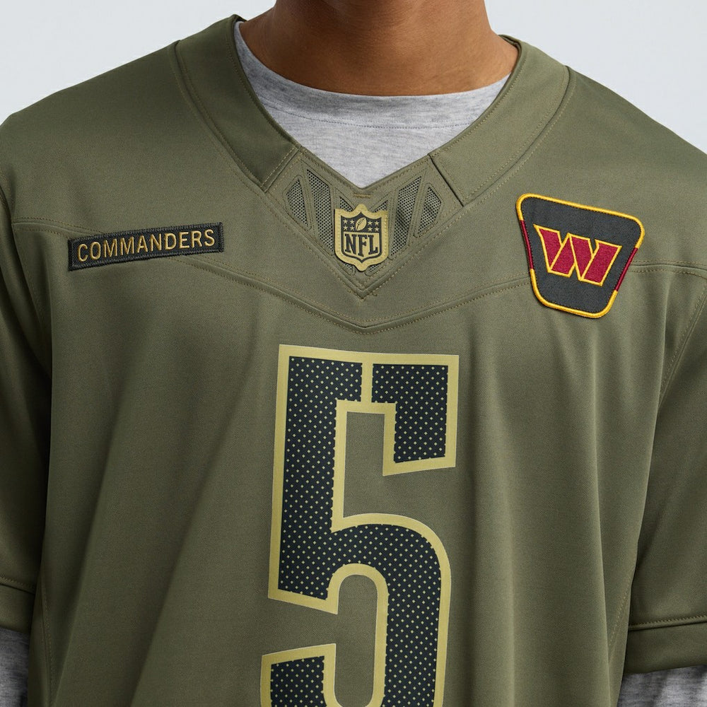 Jayden Daniels Washington Commanders 2025 Salute to Service Limited Jersey - Olive | Nike cheap