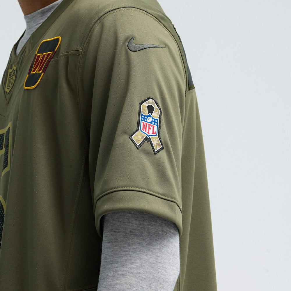 Jayden Daniels Washington Commanders 2025 Salute to Service Limited Jersey - Olive | Nike cheap