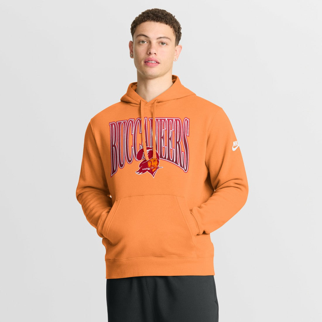 Tampa Bay Buccaneers Full Blitz Club Fleece Pullover Hoodie - Orange | Nike outlet