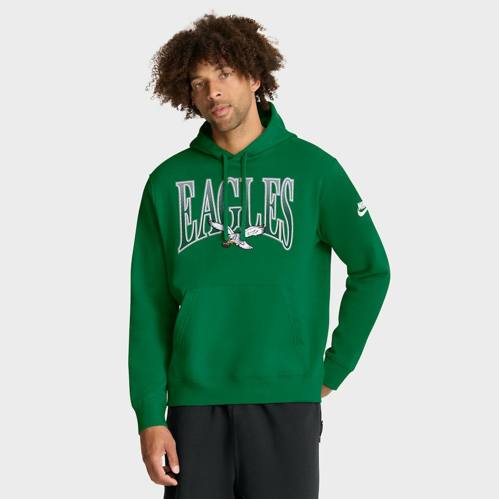 Philadelphia Eagles Full Blitz Club Fleece Pullover Hoodie - Green | Nike discount