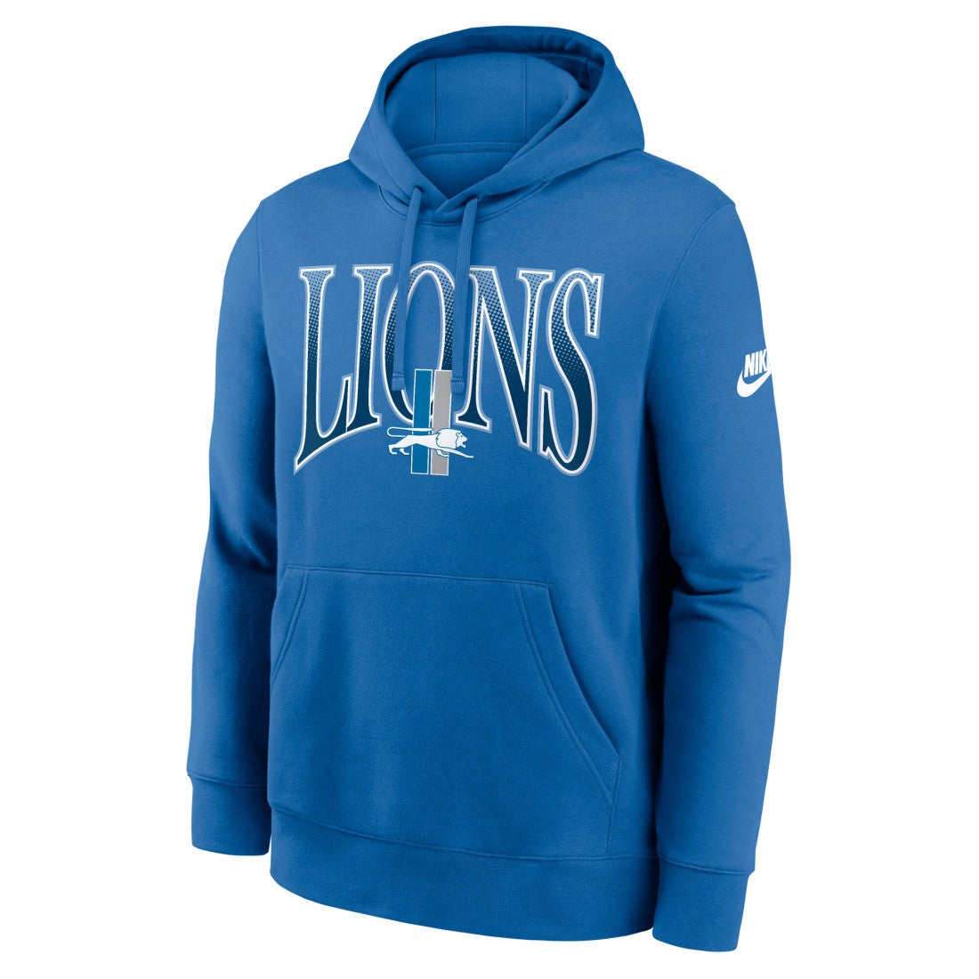 Detroit Lions Full Blitz Club Fleece Pullover Hoodie - Blue | Nike cheap