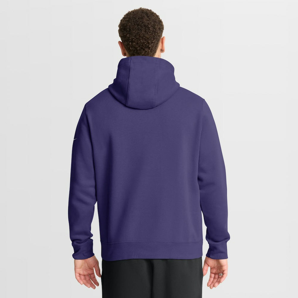Baltimore Ravens Full Blitz Club Fleece Pullover Hoodie - Purple | Nike cheap