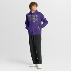 Minnesota Vikings Full Blitz Club Fleece Pullover Hoodie - Purple | Nike discount