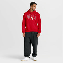 San Francisco 49ers Full Blitz Club Fleece Pullover Hoodie - Scarlet | Nike discount