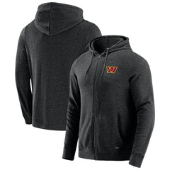 Washington Commanders J. Palmer Players Lounge Tri-Blend Full-Zip Hoodie - Dark Heather Gray for sale