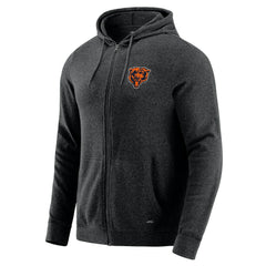 Chicago Bears J. Palmer Players Lounge Tri-Blend Full-Zip Hoodie - Dark Heather Gray discount