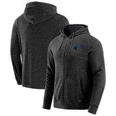 Carolina Panthers J. Palmer Players Lounge Tri-Blend Full-Zip Hoodie - Dark Heather Gray online