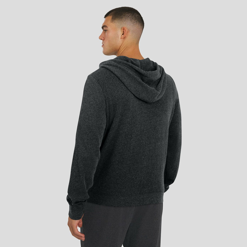 Houston Texans J. Palmer Players Lounge Tri-Blend Full-Zip Hoodie - Dark Heather Gray on sale