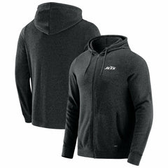 New York Jets J. Palmer Players Lounge Tri-Blend Full-Zip Hoodie - Dark Heather Gray online