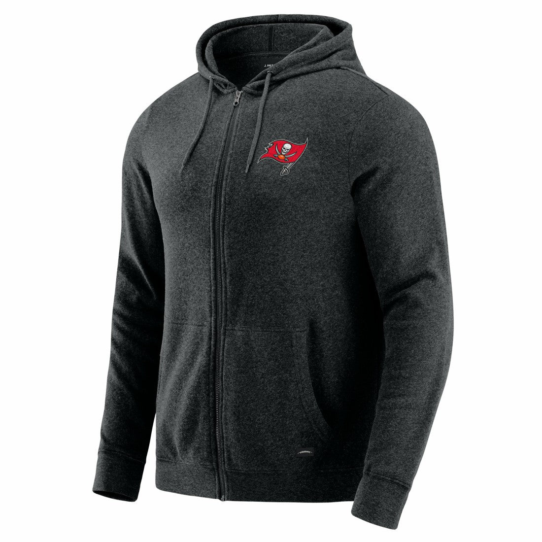Tampa Bay Buccaneers J. Palmer Players Lounge Tri-Blend Full-Zip Hoodie - Dark Heather Gray online