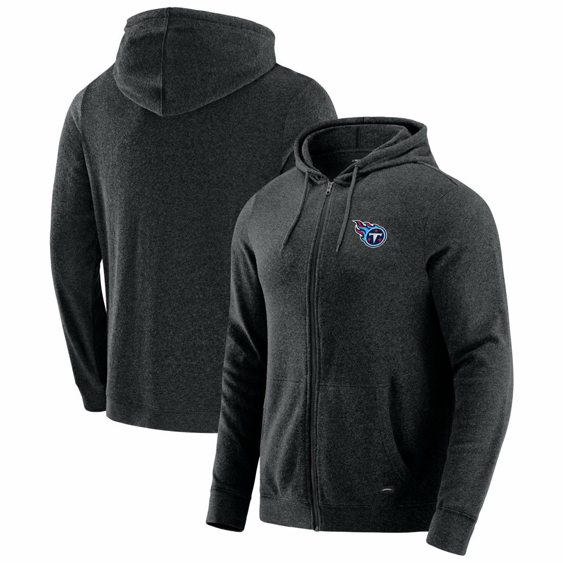 Tennessee Titans J. Palmer Players Lounge Tri-Blend Full-Zip Hoodie - Dark Heather Gray cheap