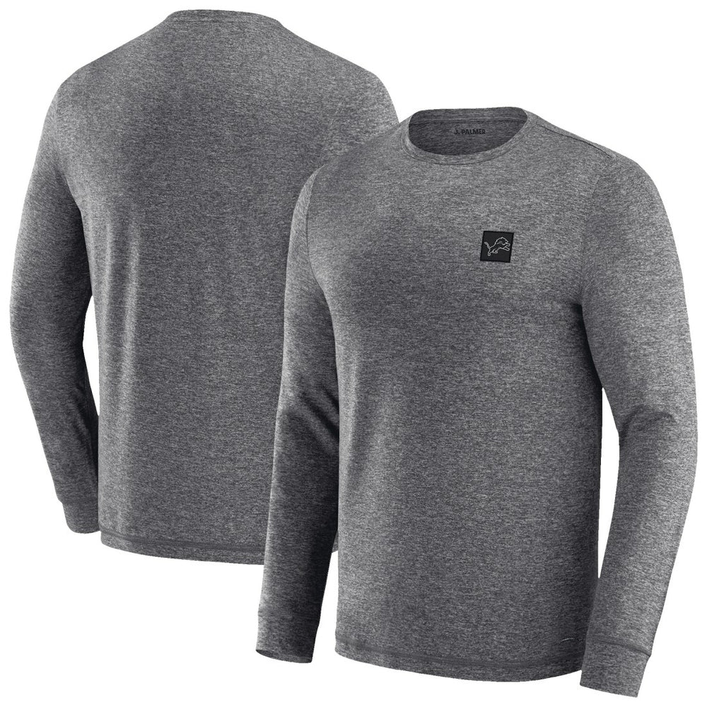 Detroit Lions J. Palmer Four Down Long Sleeve T-Shirt - Heather Black for sale