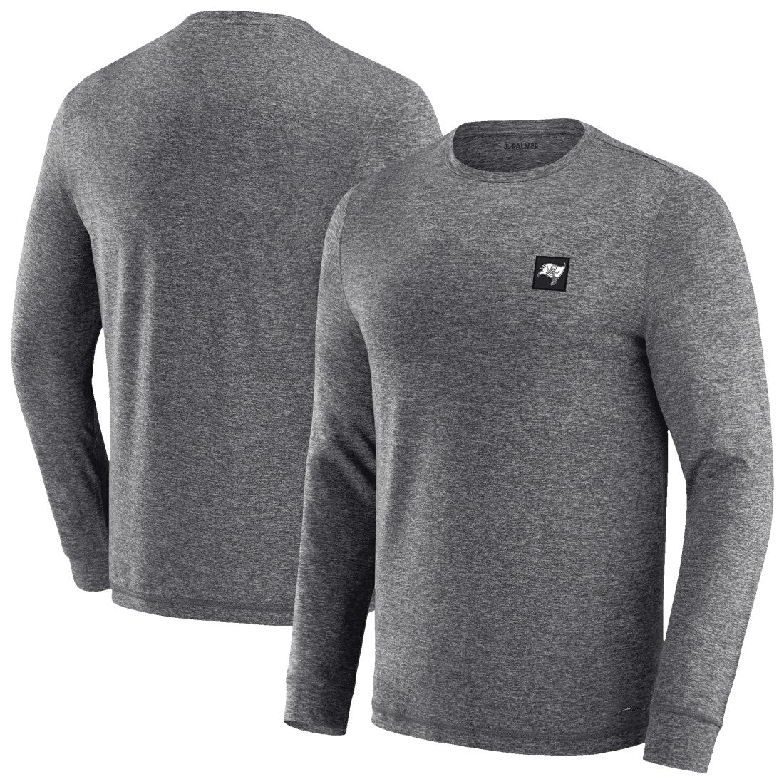 Tampa Bay Buccaneers J. Palmer Four Down Long Sleeve T-Shirt - Heather Black discount