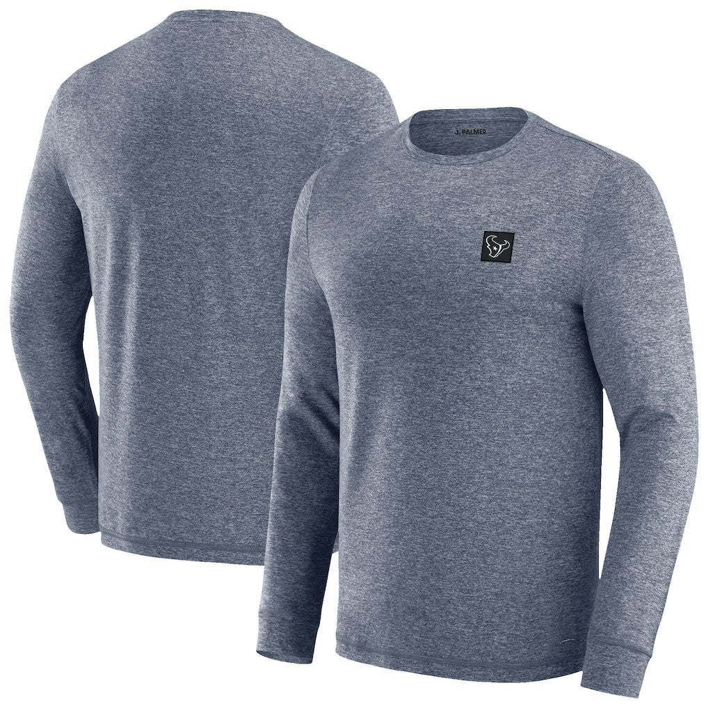 Houston Texans J. Palmer Four Down Long Sleeve T-Shirt - Navy cheap
