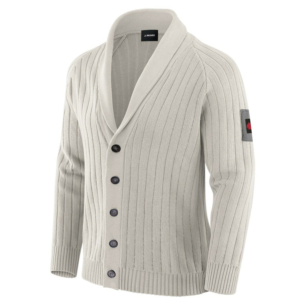 Kansas City Chiefs J. Palmer The Playmaker Cardigan Raglan Sweater - Gray for sale