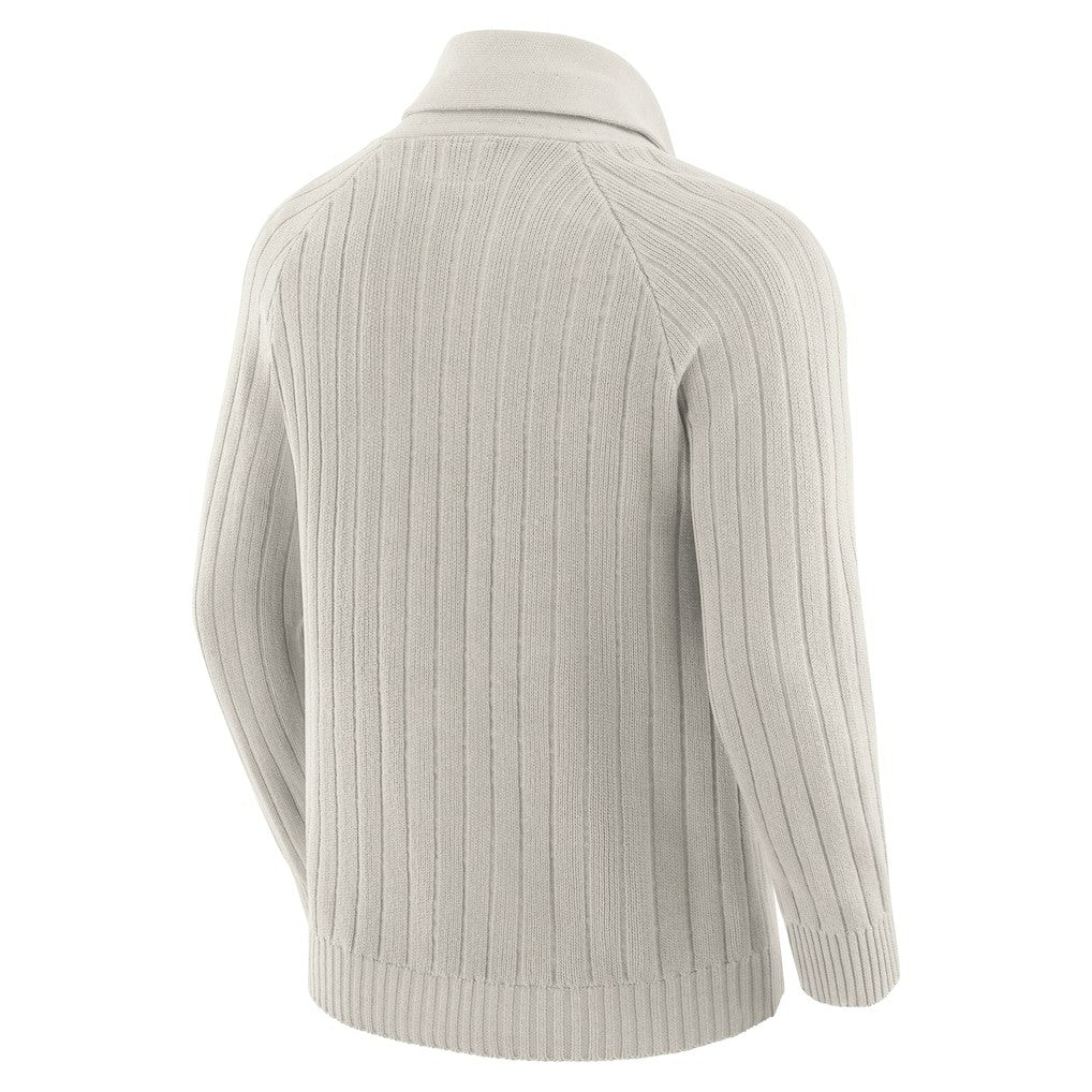 Kansas City Chiefs J. Palmer The Playmaker Cardigan Raglan Sweater - Gray for sale