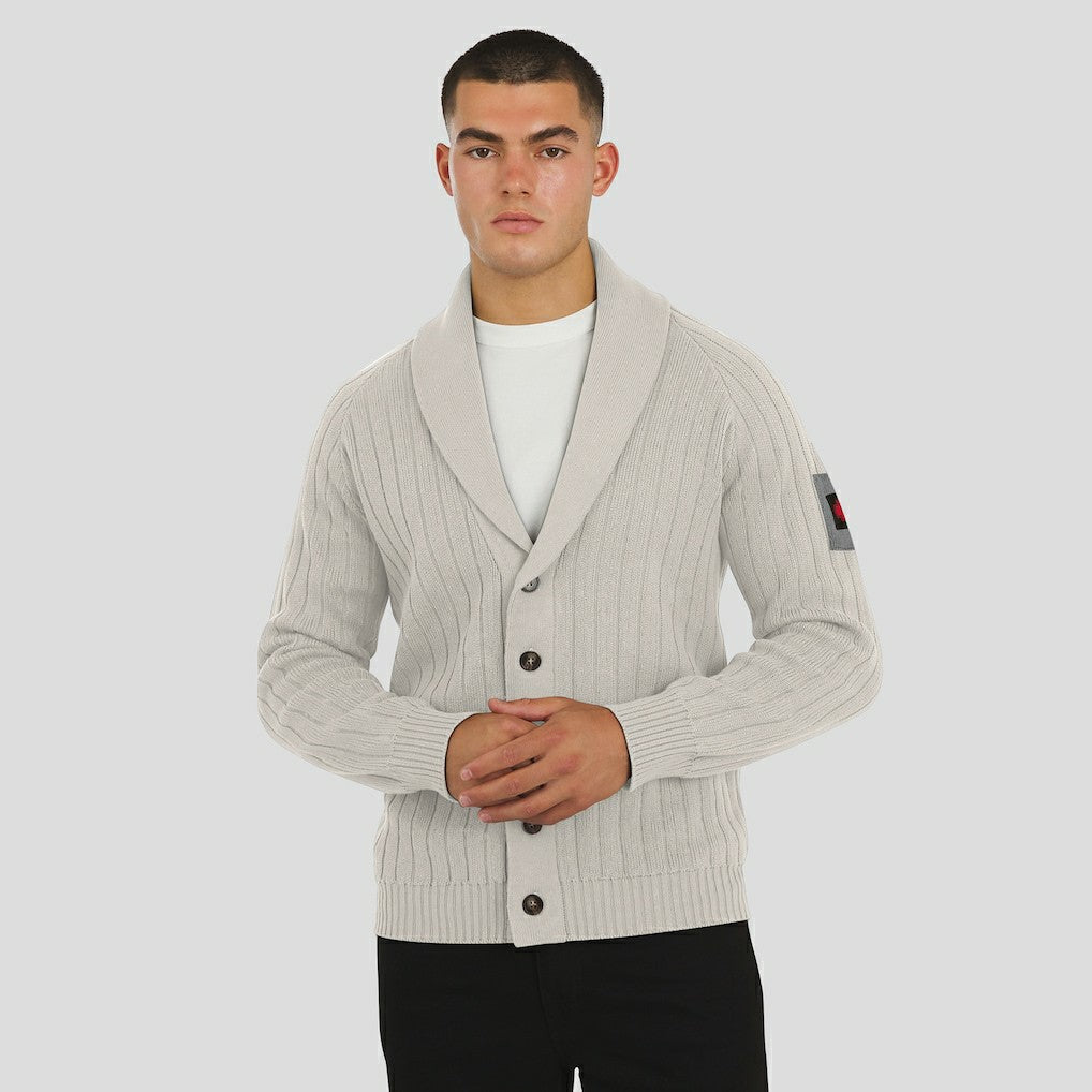 Kansas City Chiefs J. Palmer The Playmaker Cardigan Raglan Sweater - Gray for sale