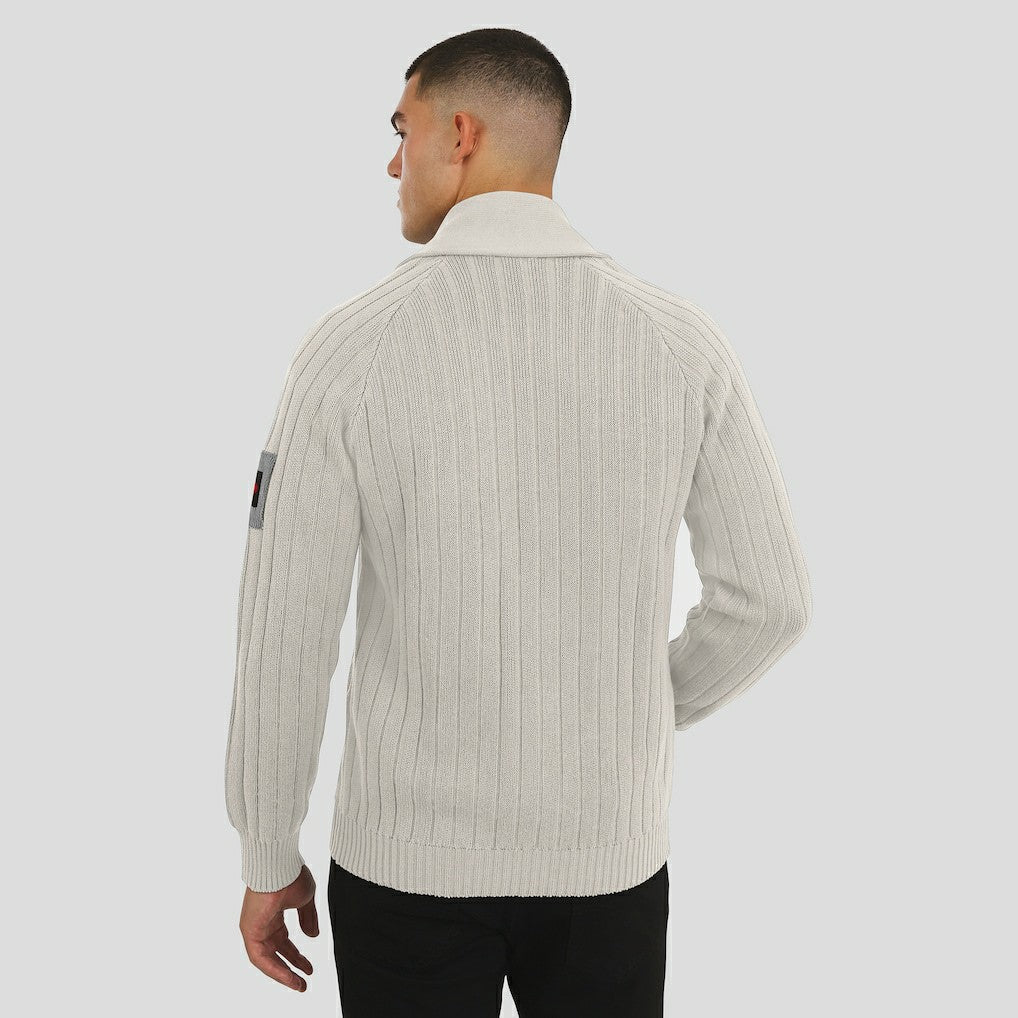 Kansas City Chiefs J. Palmer The Playmaker Cardigan Raglan Sweater - Gray for sale
