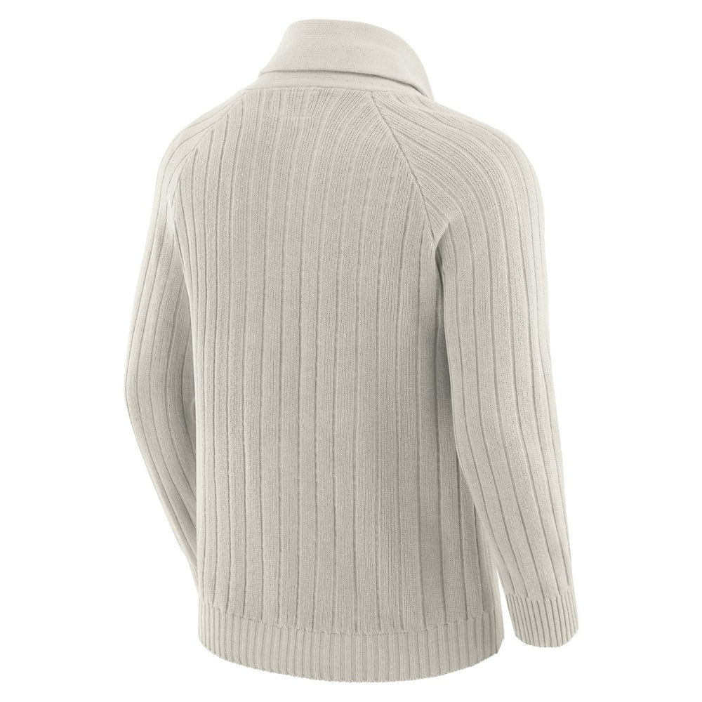 New York Jets J. Palmer The Playmaker Cardigan Raglan Sweater - Gray outlet