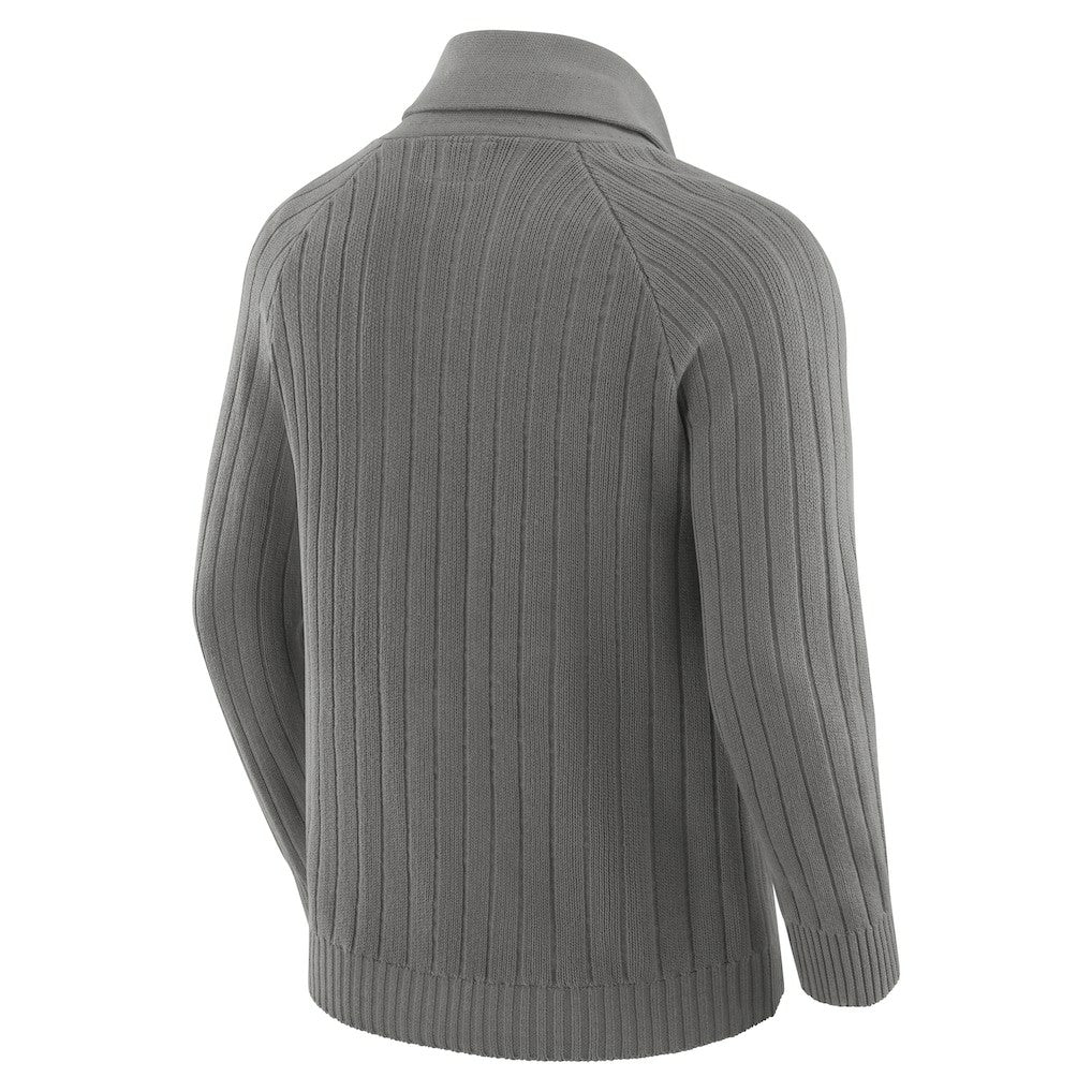 Washington Commanders J. Palmer The Playmaker Cardigan Raglan Sweater - Graphite on sale