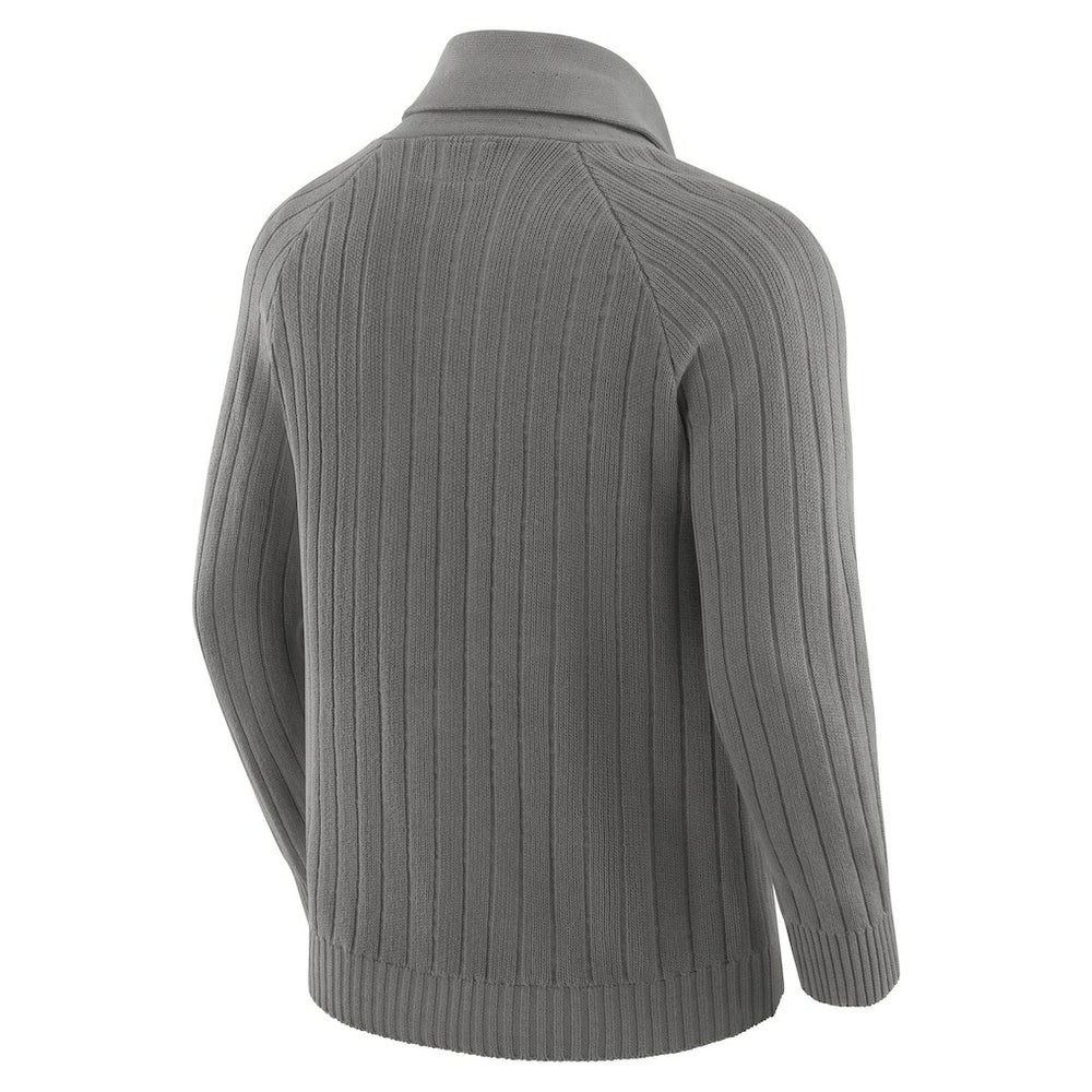 Washington Commanders J. Palmer The Playmaker Cardigan Raglan Sweater - Graphite on sale