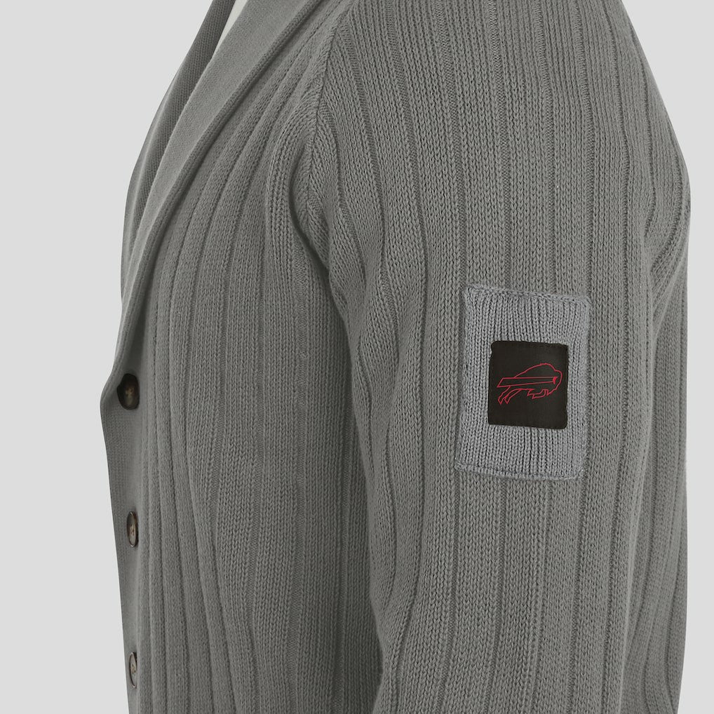 Buffalo Bills J. Palmer The Playmaker Cardigan Raglan Sweater - Graphite sale