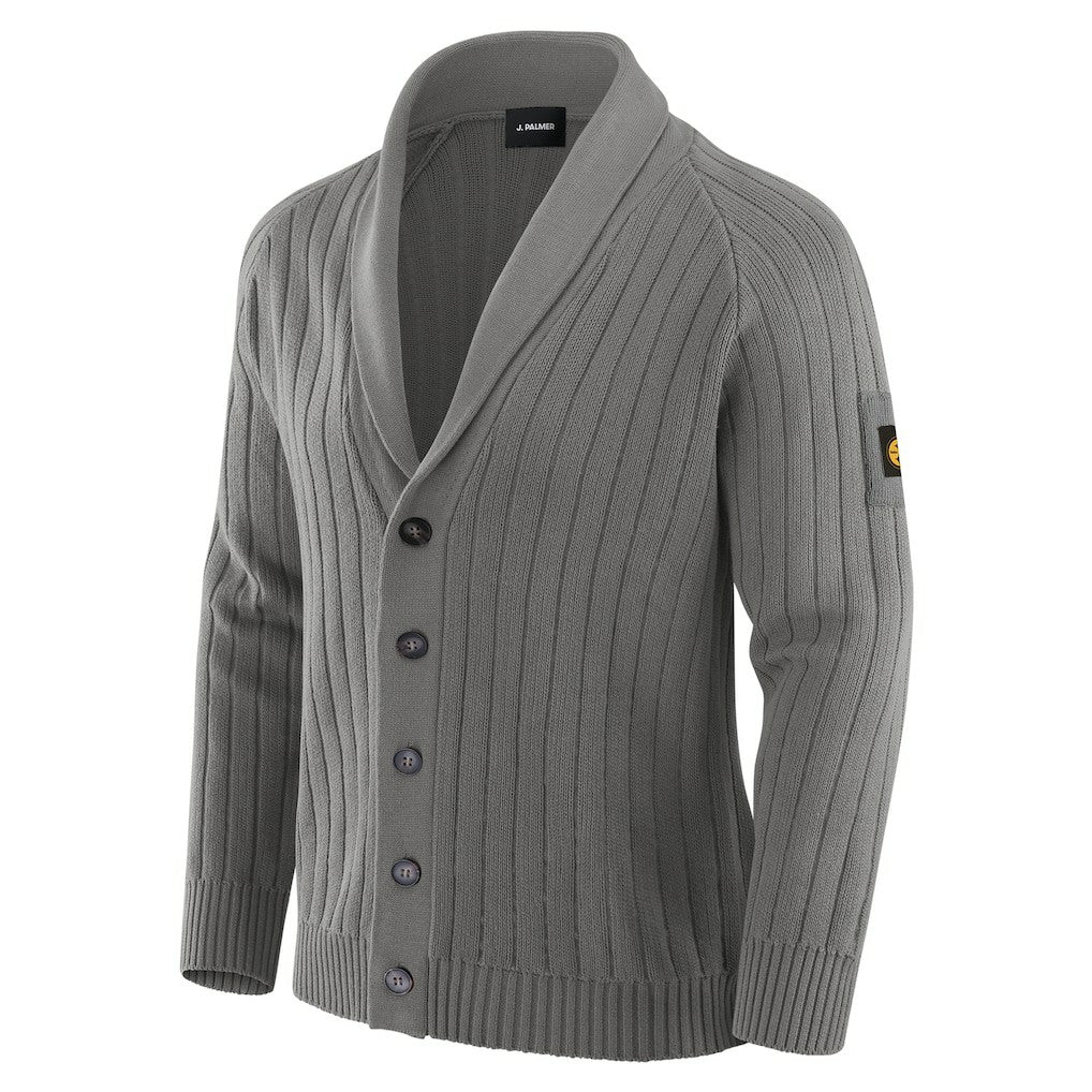 Pittsburgh Steelers J. Palmer The Playmaker Cardigan Raglan Sweater - Graphite for sale