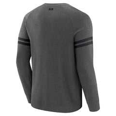 Cincinnati Bengals J. Palmer Players Lounge Raglan Tri-Blend Sweatshirt - Dark Heather Gray online