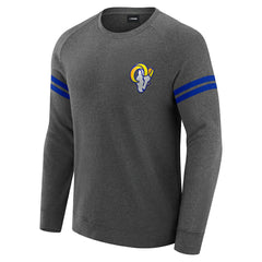 Los Angeles Rams J. Palmer Players Lounge Raglan Tri-Blend Sweatshirt - Dark Heather Gray outlet