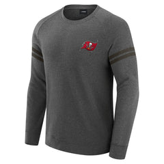Tampa Bay Buccaneers J. Palmer Players Lounge Raglan Tri-Blend Sweatshirt - Dark Heather Gray for sale