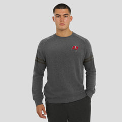 Tampa Bay Buccaneers J. Palmer Players Lounge Raglan Tri-Blend Sweatshirt - Dark Heather Gray for sale