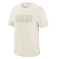 San Francisco 49ers J. Palmer Play Action Tri-Blend Performance T-Shirt - Cream on sale