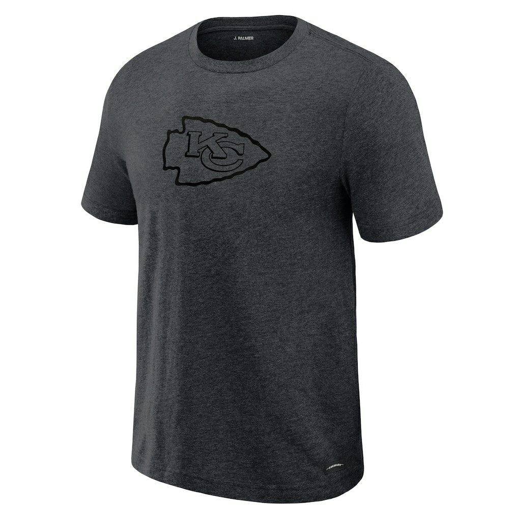 Kansas City Chiefs J. Palmer Players Lounge Tri-Blend T-Shirt - Graphite sale