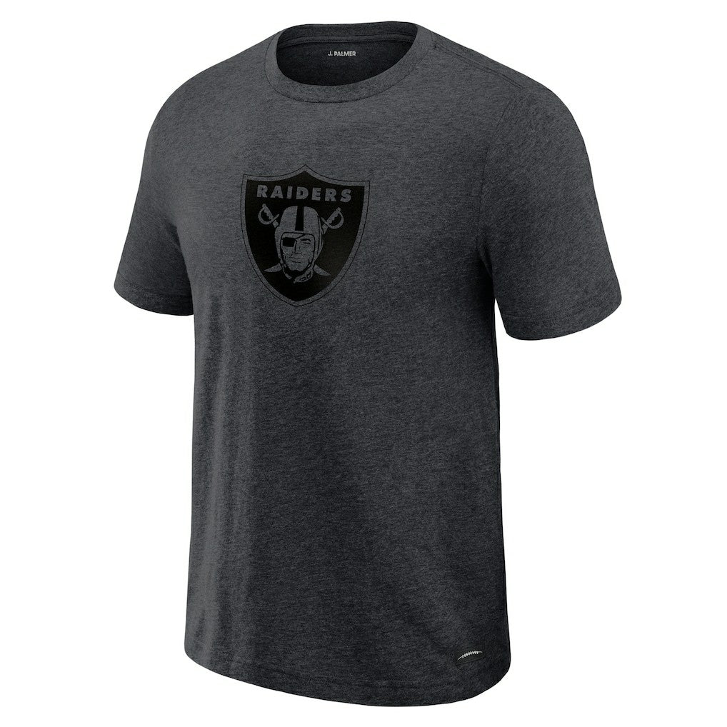 Las Vegas Raiders J. Palmer Players Lounge Tri-Blend T-Shirt - Graphite outlet