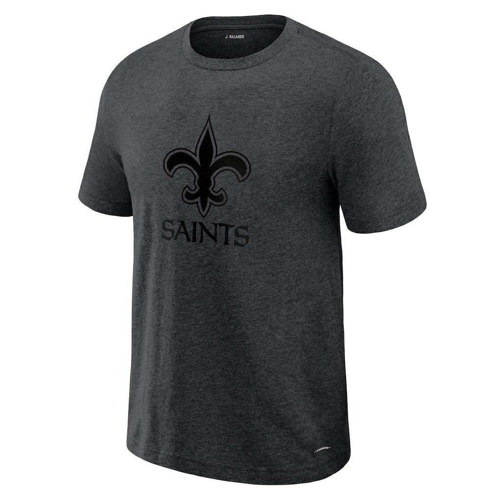 New Orleans Saints J. Palmer Players Lounge Tri-Blend T-Shirt - Graphite on sale