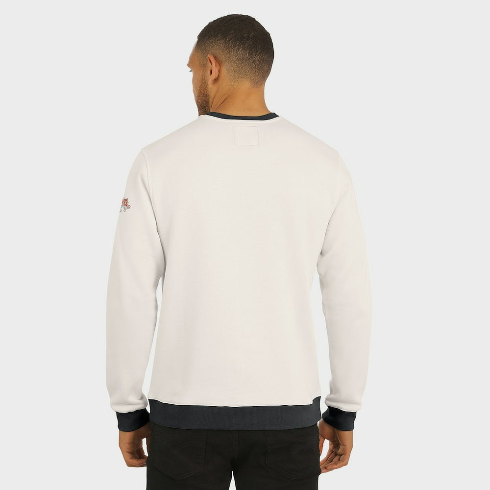 Cincinnati Bengals Darius Rucker Collection Colorblock Pullover Sweatshirt - Cream discount
