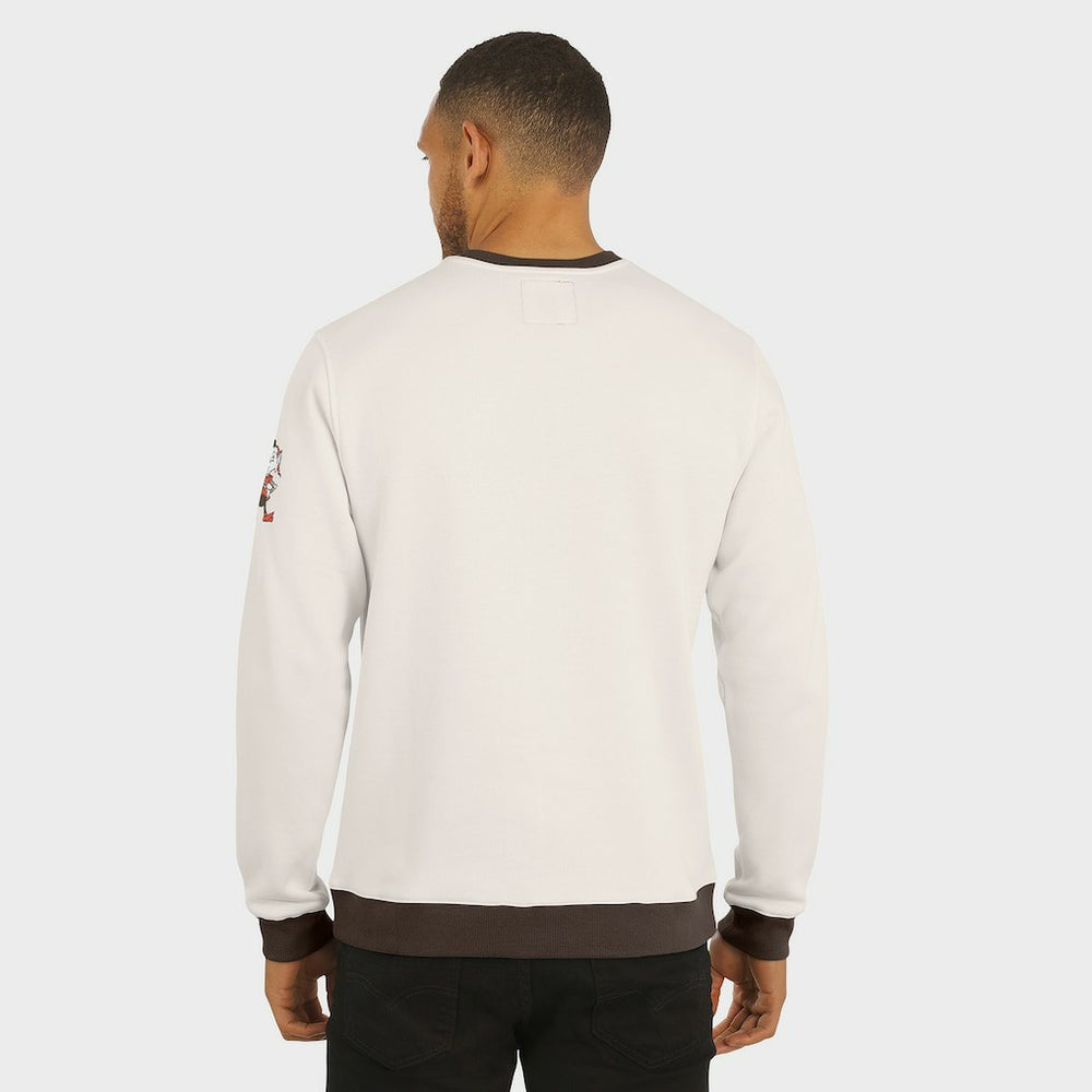 Cleveland Browns Darius Rucker Collection Colorblock Pullover Sweatshirt - Cream outlet